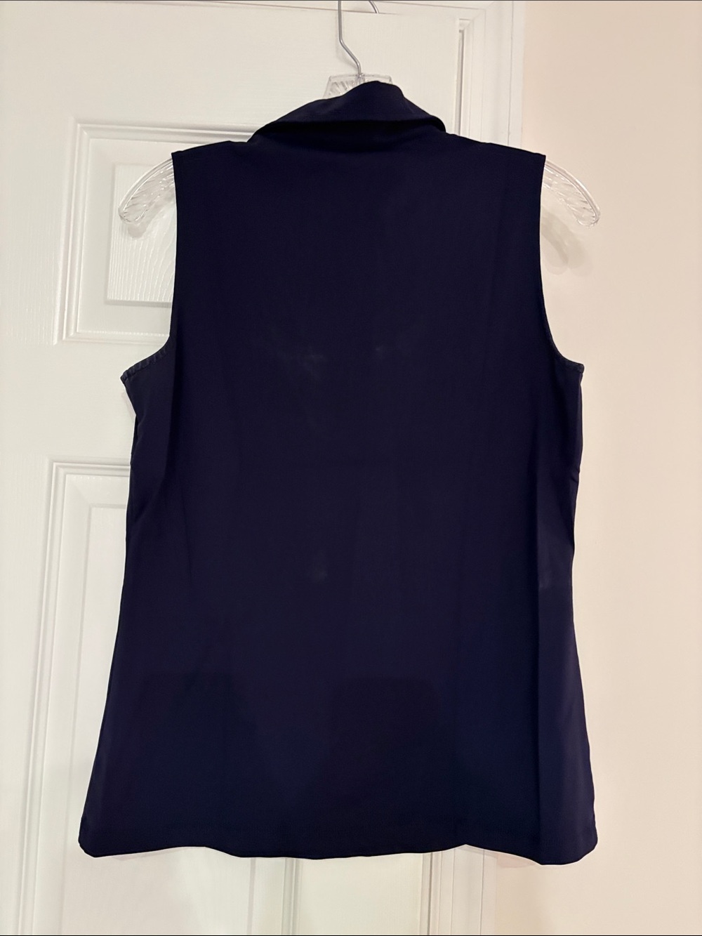 Sleeveless Navy Blue Collared Women's Camisole - J McLaughlin